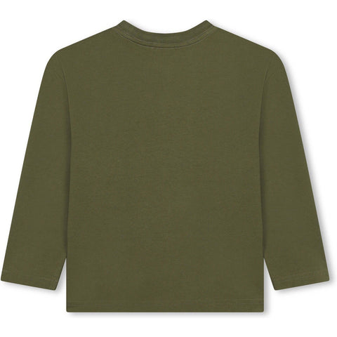 Marc Jacobs Boys Khaki Long Sleeve T-shirt