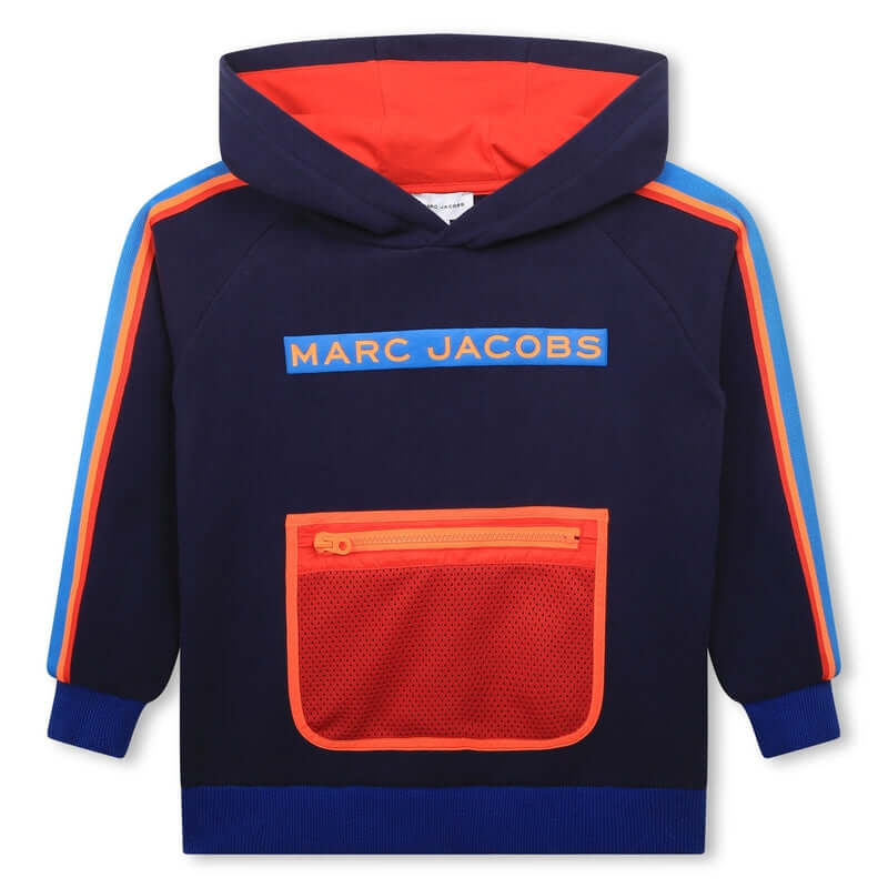 Marc Jacobs Boys Navy Hooded Sweatshirt