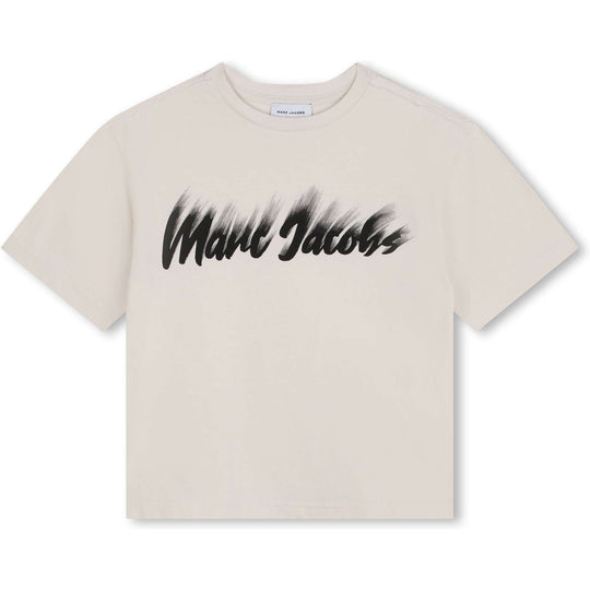 Boys White Short Sleeve T-shirt