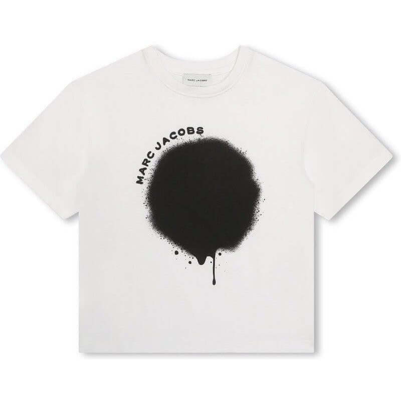 Marc Jacobs Boys White Spray Paint T-Shirt