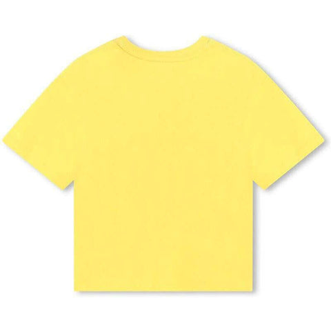 Marc Jacobs Boys Yellow Embossed Short Sleeve T-Shirt