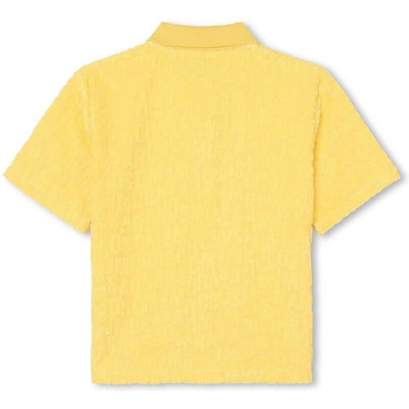 Marc Jacobs Boys Yellow Short Sleeve Towelling Polo