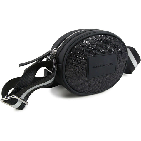 Marc Jacobs Girls Black Glitter Bag