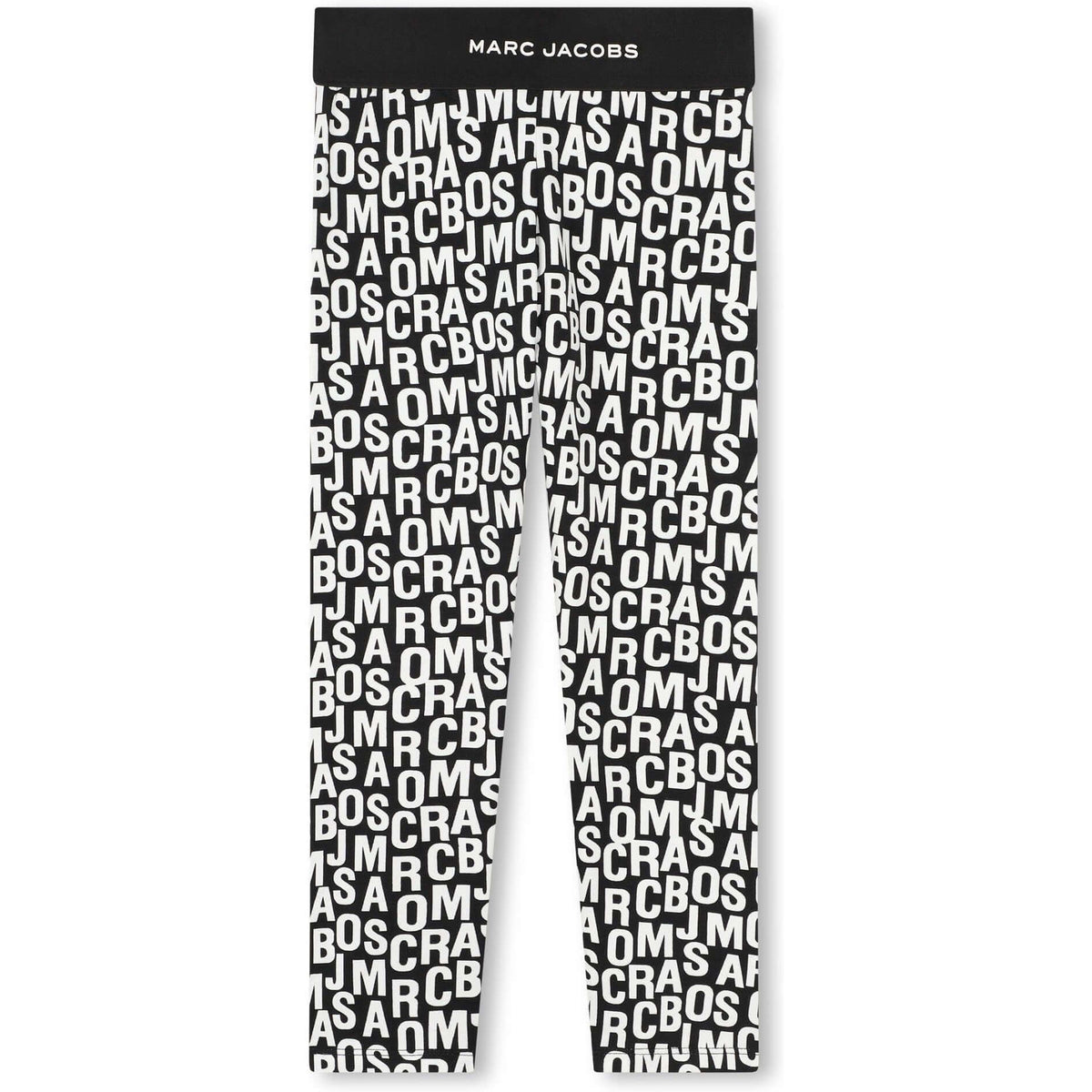 Marc Jacobs Girls Black & White Logo Leggings