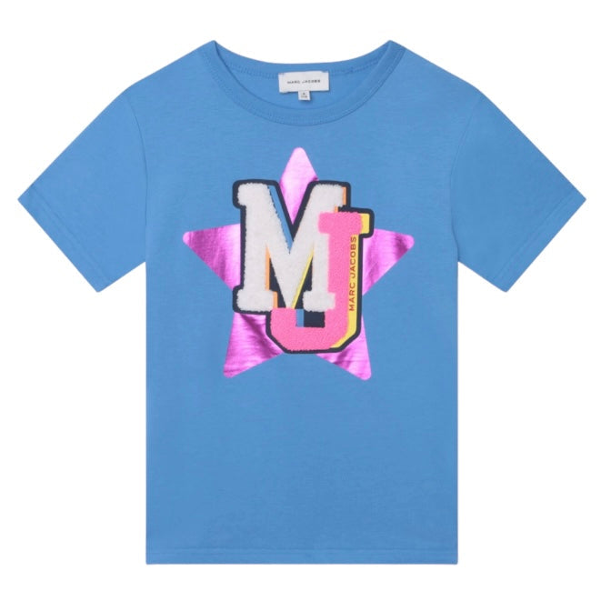 Marc Jacobs Girls Blue Short Sleeve T-shirt