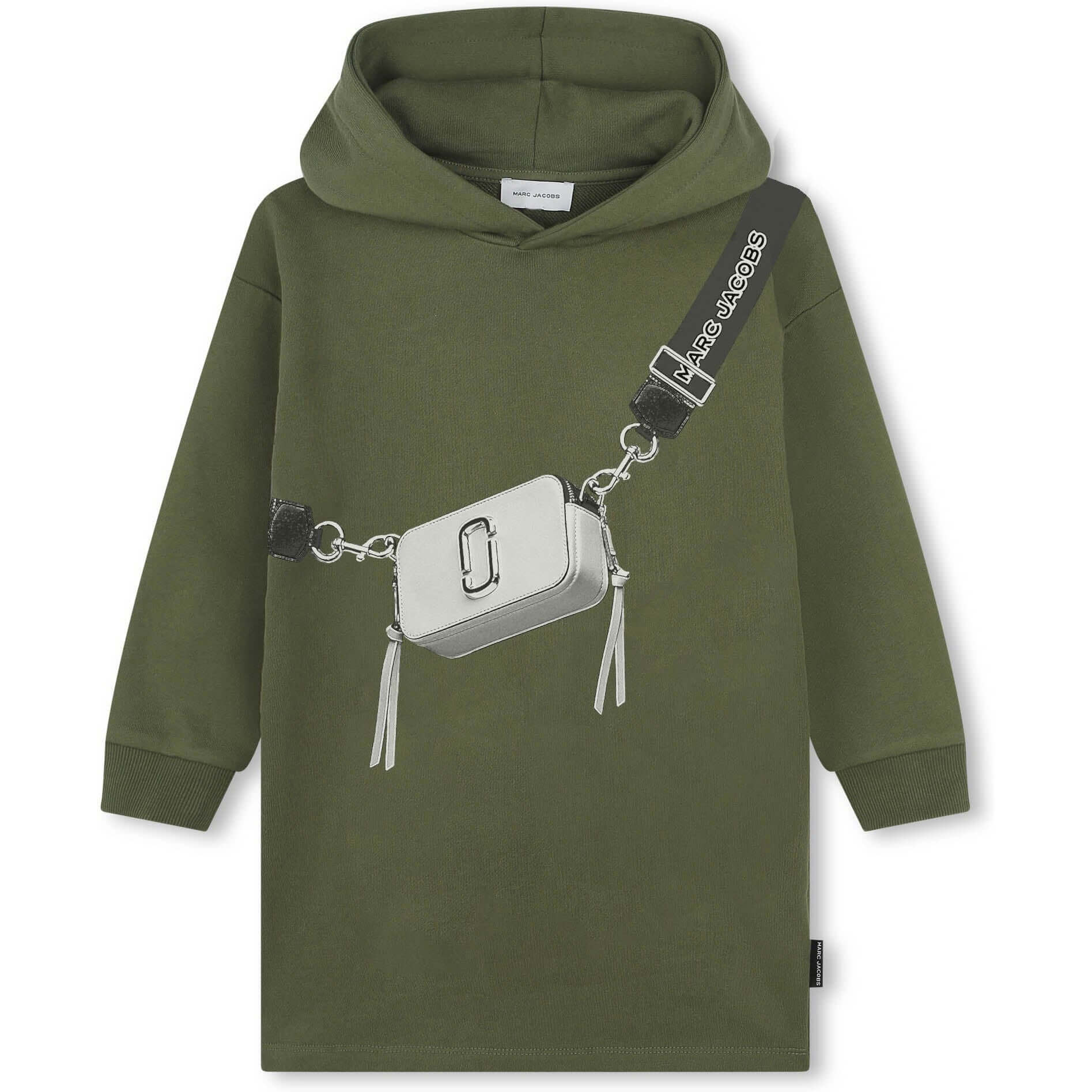 Marc Jacobs Girls Khaki Hooded Bag Dress