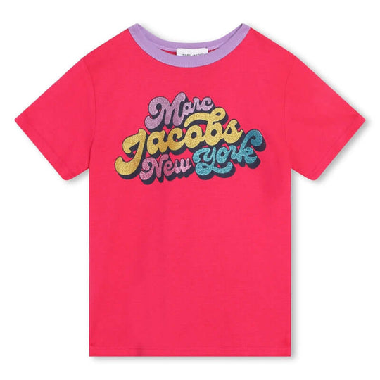 Girls Pink Organic Cotton T-Shirt