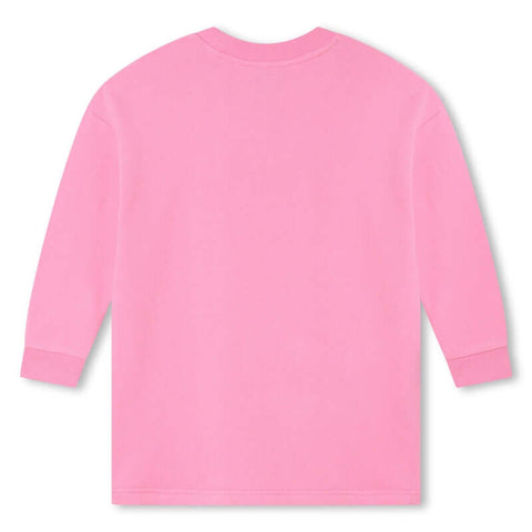 Marc Jacobs Girls Pink Tote Bag Sweatshirt Dress