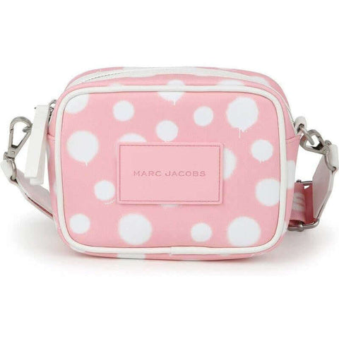 Marc Jacobs Girls Pink & White Spot Shoulder Bag
