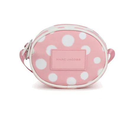 Marc Jacobs Girls Pink & White Spot Shoulder Bag