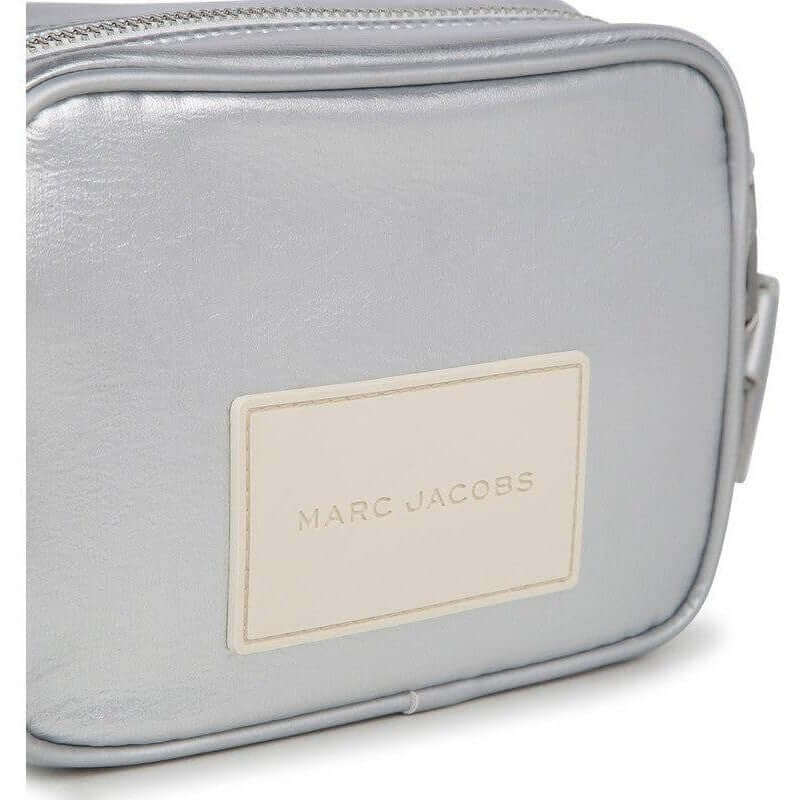 Marc Jacobs Girls Silver Shoulder Logo Bag