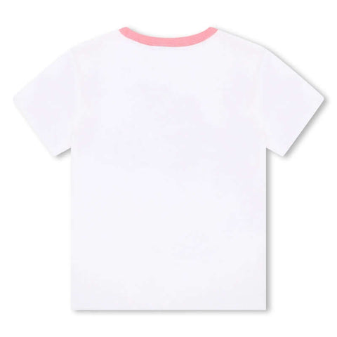 Marc Jacobs Girls White Short Sleeve T-Shirt