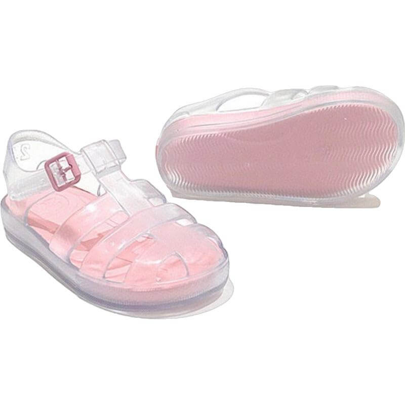 Marena Monaco Clear Pink Jelly Sandals
