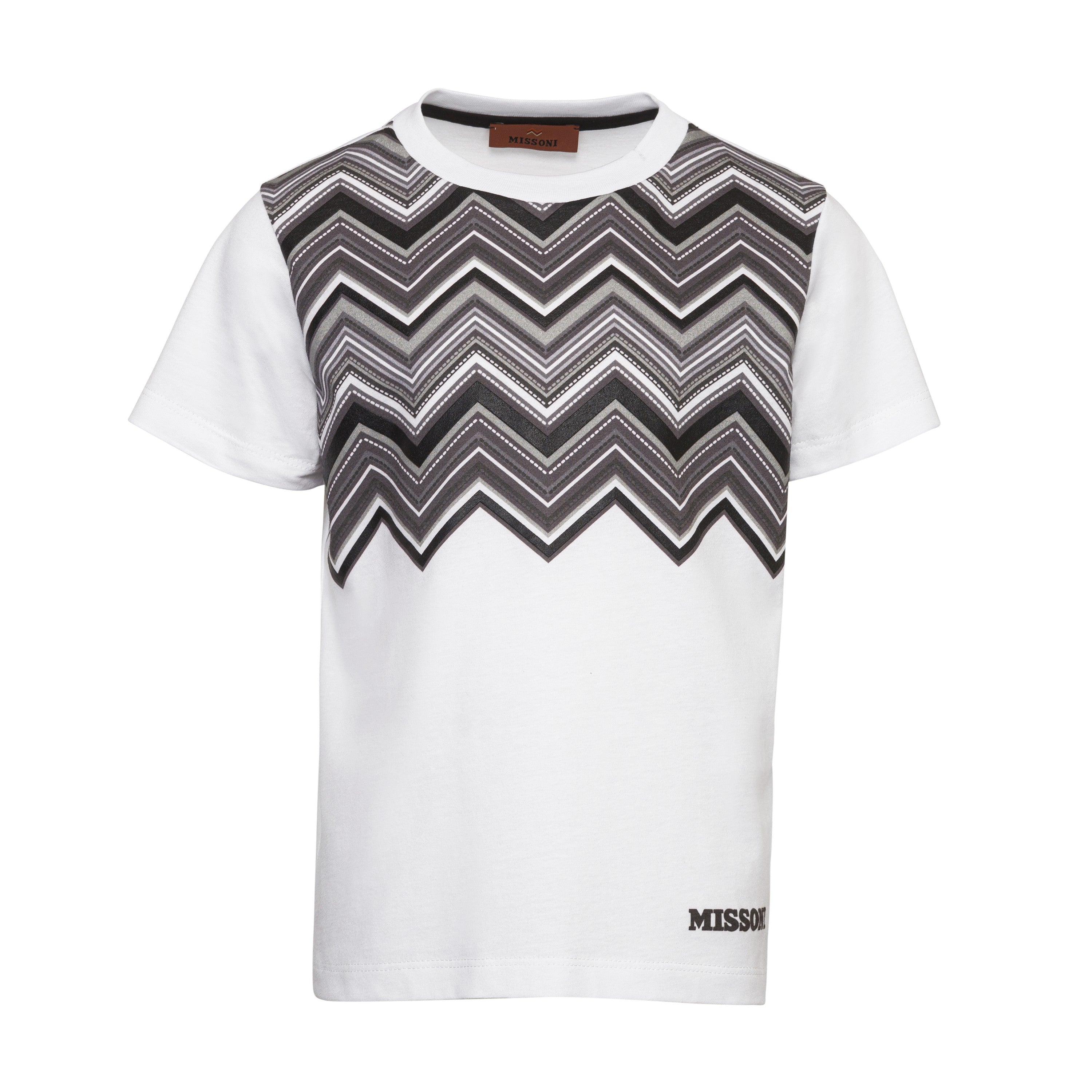 Missoni Kids Boys Black Graphics T-Shirt