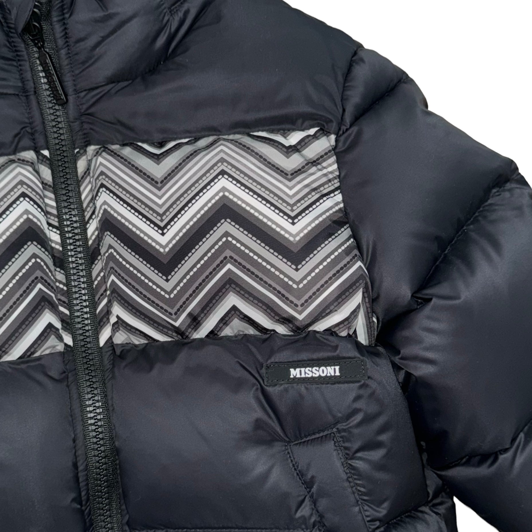 Missoni Kids Boys Black Puffer