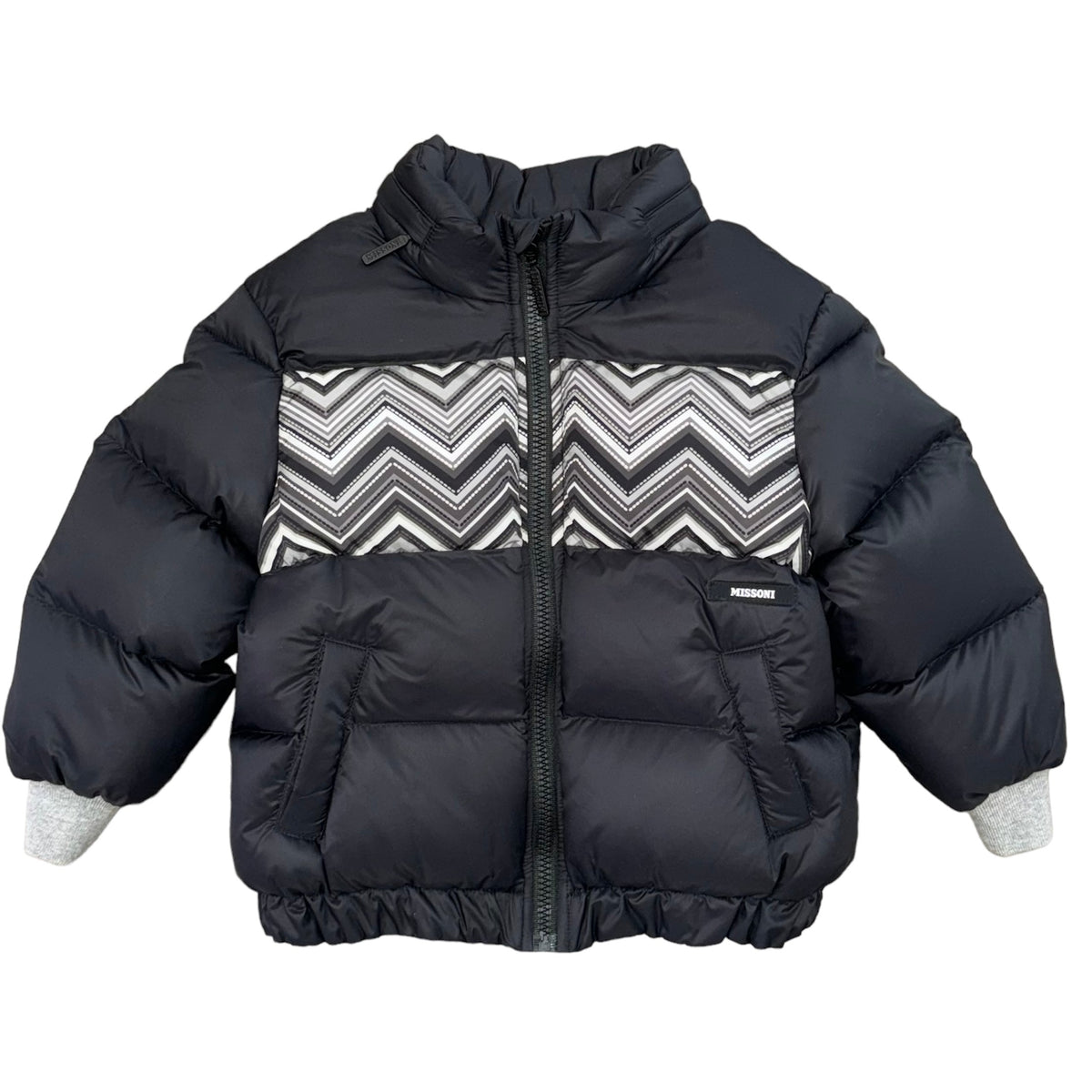 Missoni Kids Boys Black Puffer