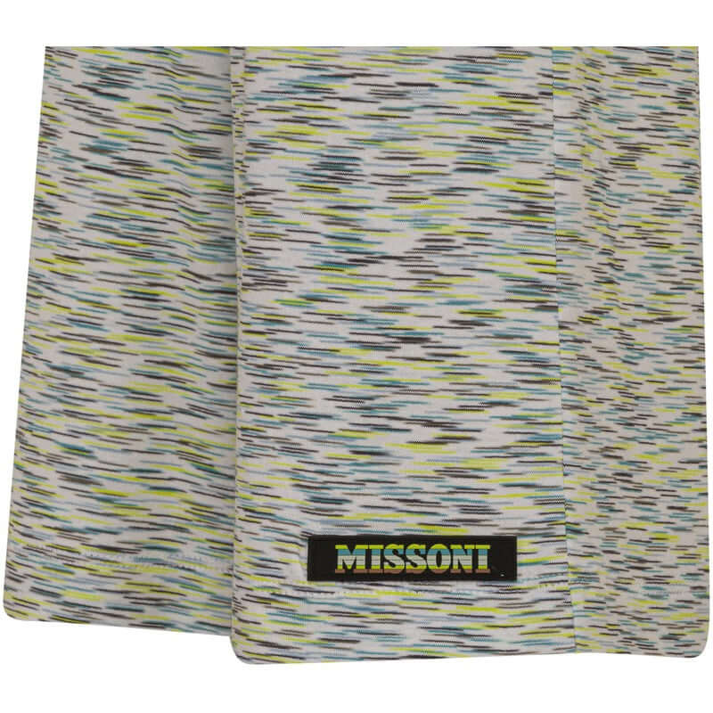 Missoni Kids Boys Green Striped Cotton Shorts