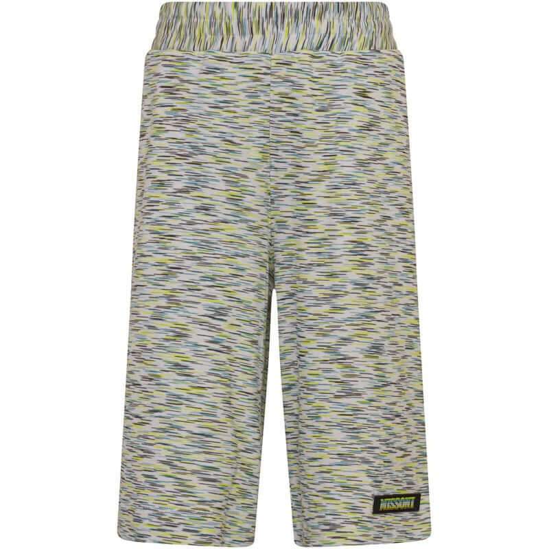 Missoni Kids Boys Green Striped Cotton Shorts