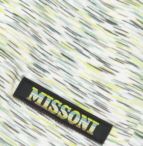 Missoni Kids Boys Green Striped Cotton Shorts