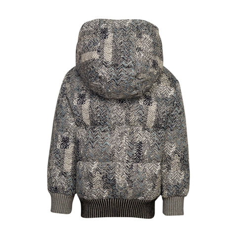 Missoni Kids Boys Grey Puffer Coat