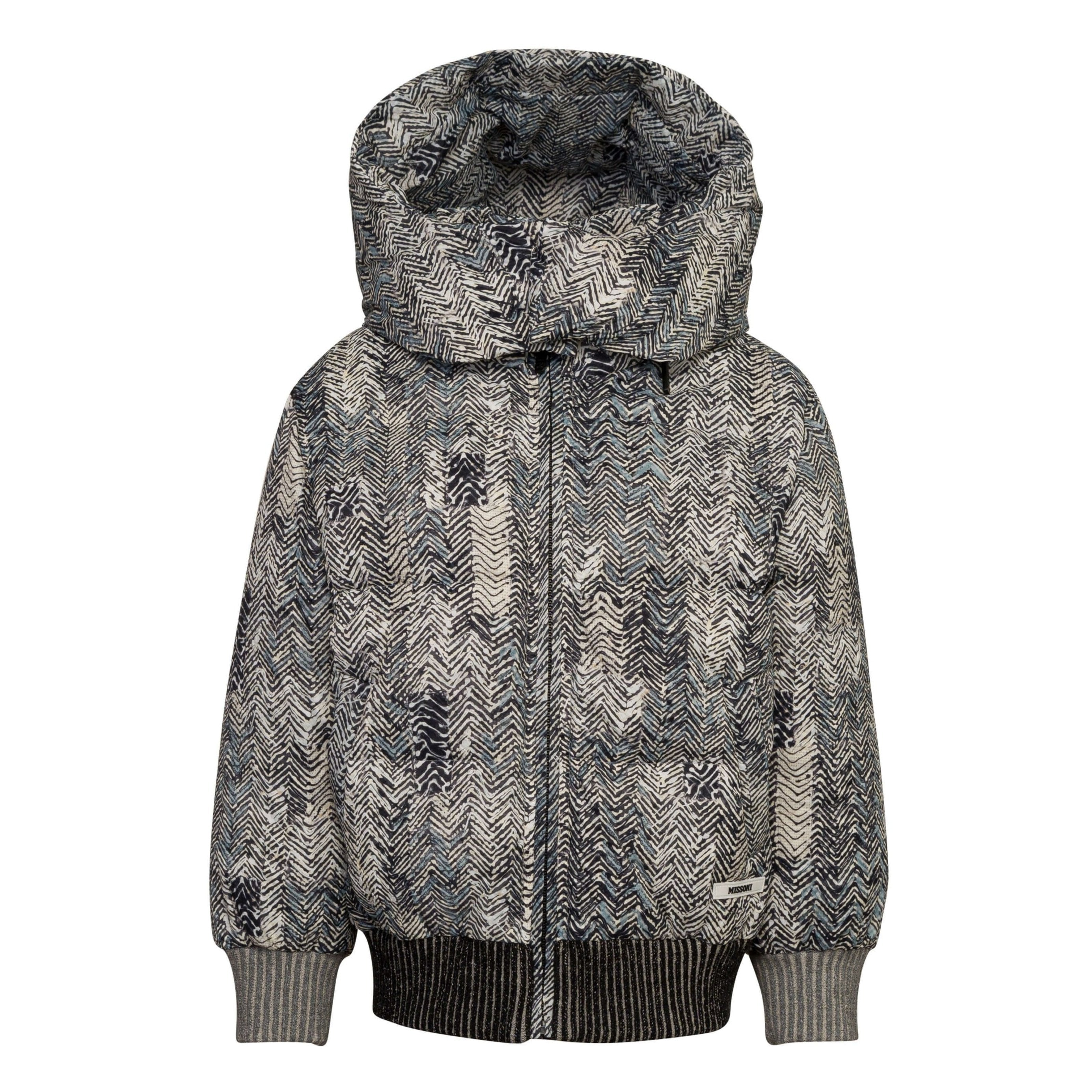 Missoni Kids Boys Grey Puffer Coat