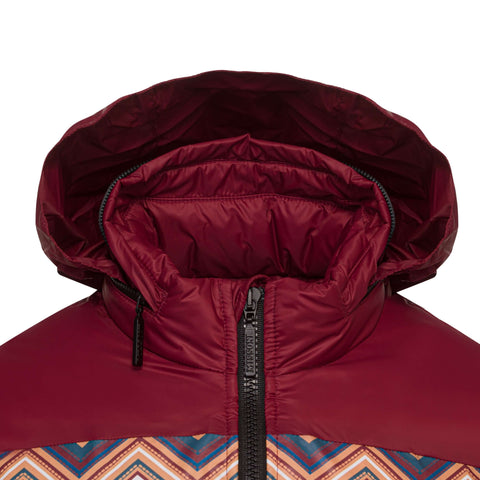 Missoni Kids Boys Maroon Puffer Coat