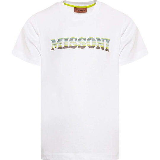 Boys White Logo T-Shirt