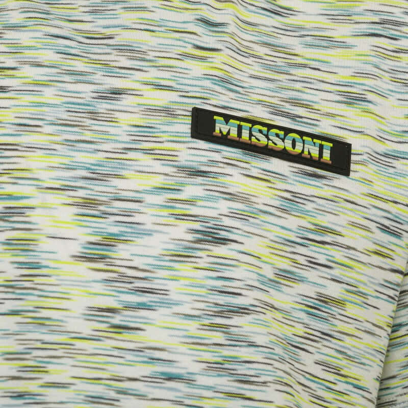 Missoni Kids Boys Yellow & Green Patterned T-Shirt