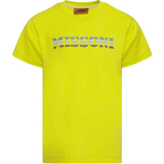Boys Yellow Logo T-Shirt