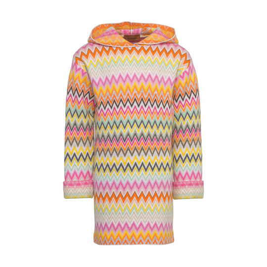 Girls Orange Wool Knit Dress