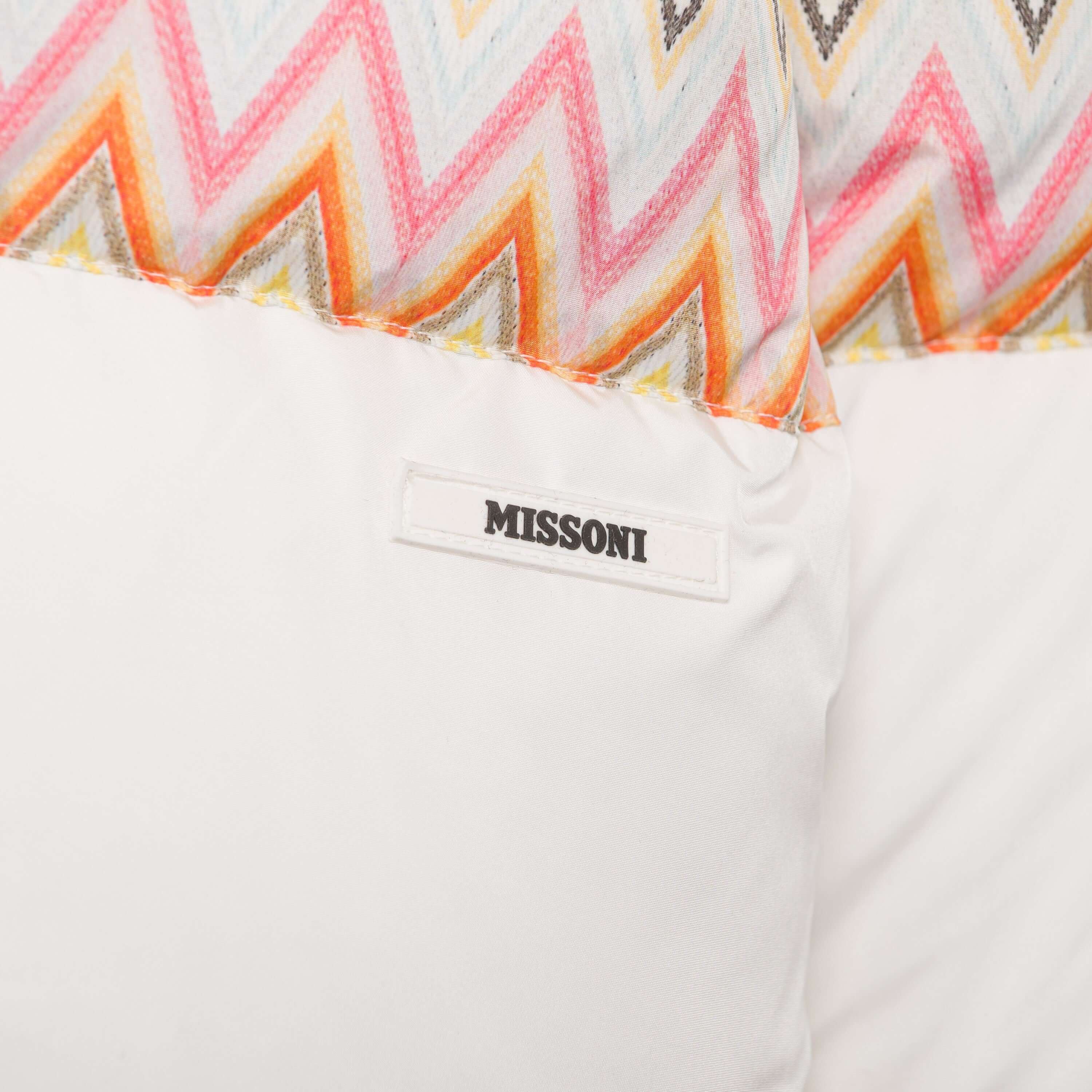 Missoni Kids Girls White Puffer Coat