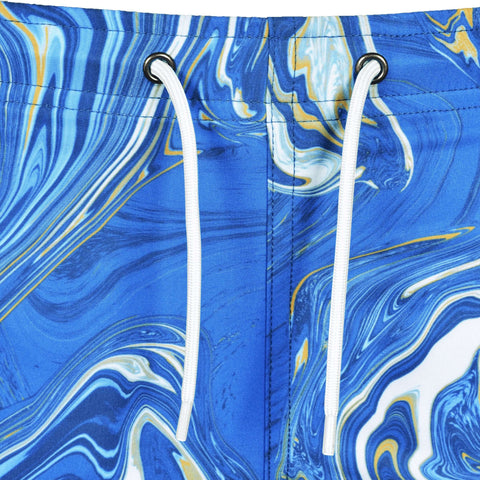 Moda Bandidos Boys Oil Blue Swimming Shorts