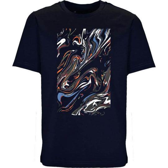 Boys Oil Navy Frame T-Shirt