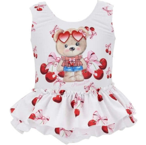 Monnalisa Baby Girls Cherry Swimming Costume