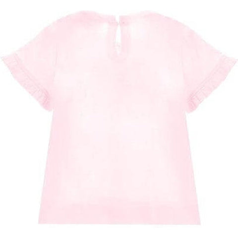 Monnalisa Baby Girls Pink Bear T-Shirt