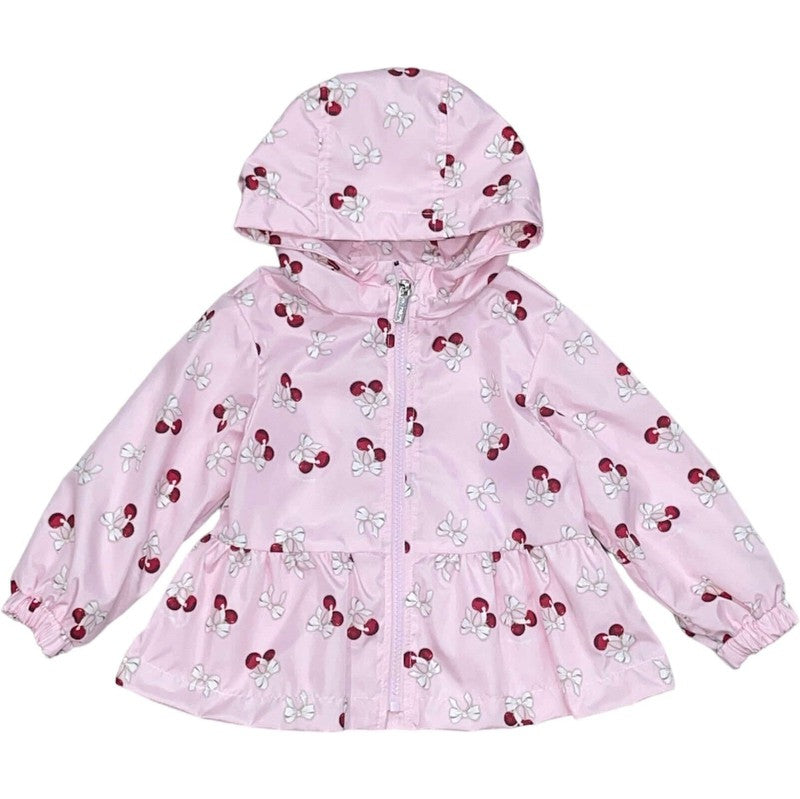 Monnalisa Baby Girls Pink Cherry Jacket