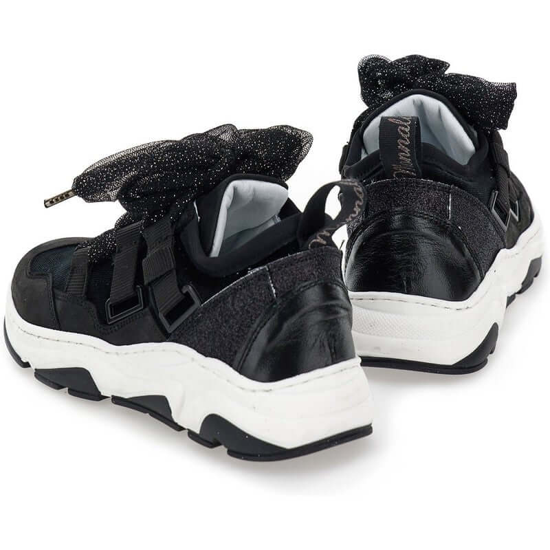 Monnalisa Girls Black Trainer