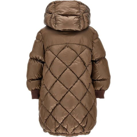 Monnalisa Girls Brown Coat