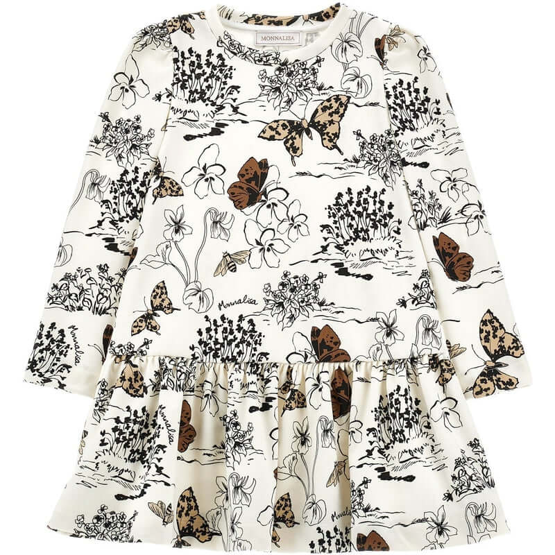 Monnalisa Girls Butterfly Dress