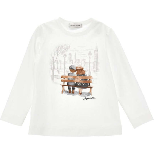 Girls Cream Lady & The Tramp T-shirt