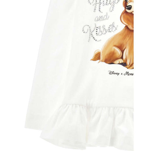 Monnalisa Girls Cream Lady & Tramp Legging Set