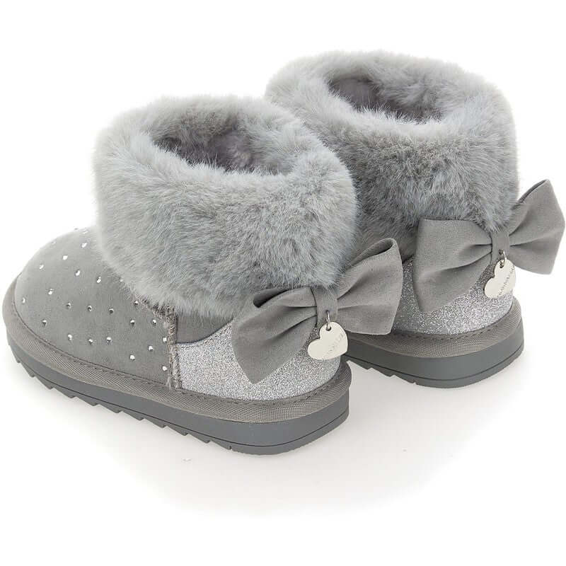 Girls Grey Boots ONE SIZE Kathryns