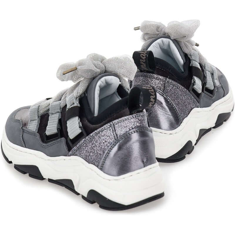 Monnalisa Girls Grey Trainers