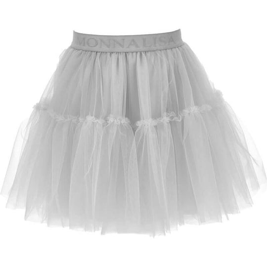 Girls Grey Tulle Skirt
