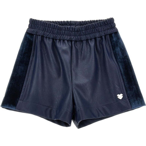 Monnalisa Girls Navy Shorts