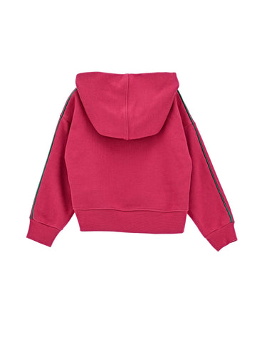 Monnalisa Girls Pink Daffy Rhinestone Hoodie