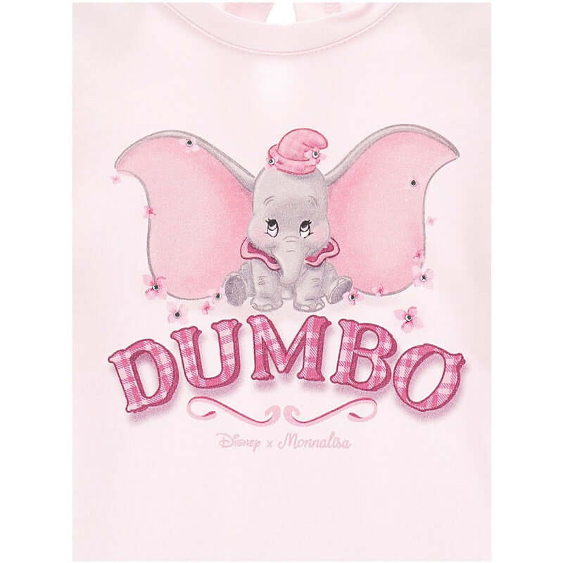 Monnalisa Girls Pink Dumbo T-shirt