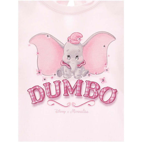 Monnalisa Girls Pink Dumbo T-shirt