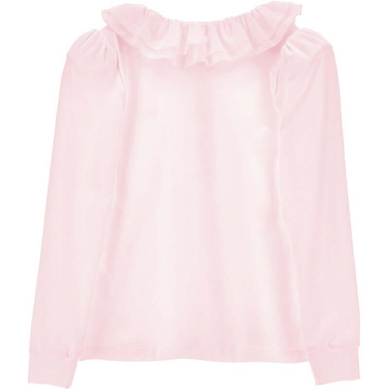 Monnalisa Girls Pink Frill Shirt