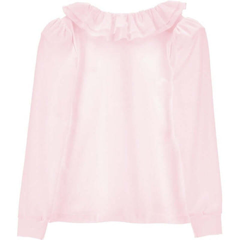 Monnalisa Girls Pink Frill Shirt